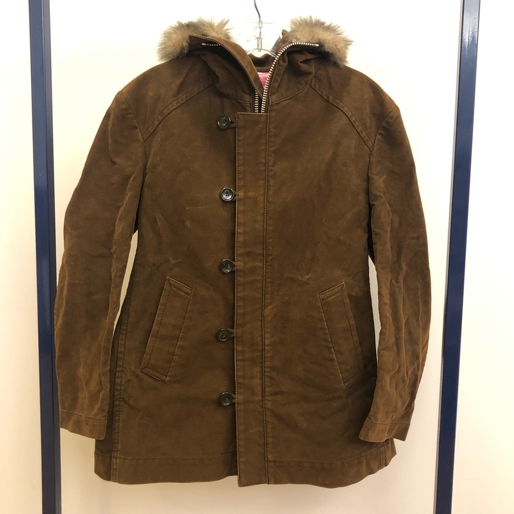 Comme Des Garçons junya watanabe brown hooded coat